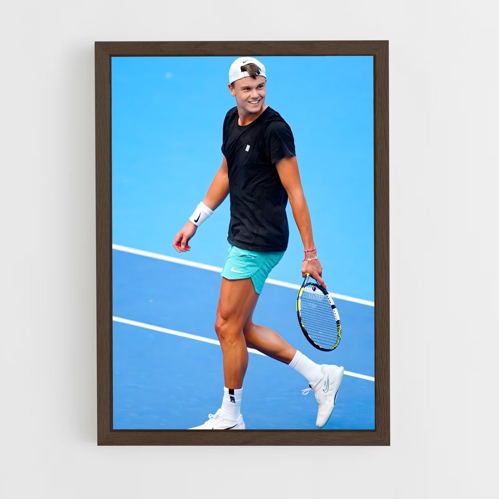 Poster Holger rune verts – affiche Tennis (vue 5)